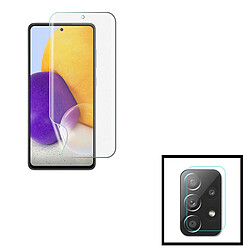 PHONECARE Kit Film Hydrogel Couverture Complète Avant + Film Caméra Arrière pour Samsung Galaxy A52s 5G