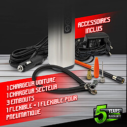 Avis Constructor Compresseur rechargeable 12V + accessoires - Const