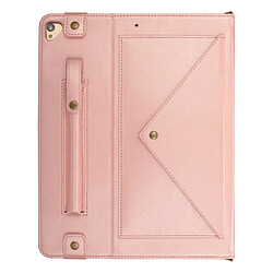 Etui en PU style d'enveloppe avec support et fente pour stylo or rose pour votre Apple iPad Pro 12.9 (2017)/(2015)