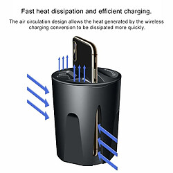 Wewoo Chargeur X9 Car QI Standard Charging Cup rapide sans fil pas cher