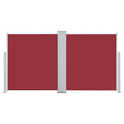 Avis Maison Chic Auvent latéral rétractable de balcon | Store extérieur | Auvent solaire Rouge 120 x 600 cm -GKD60860