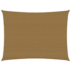 ComfortXL Voile D'ombrage 160 G/m² Taupe 3,5x4,5 M Pehd