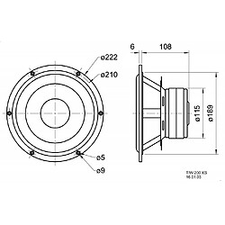 Alpexe VS-TIW200XS - Haut-parleur (4007540013404)