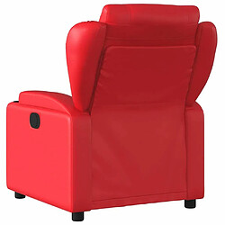 Acheter Maison Chic Fauteuil Relax pour salon, Fauteuil de massage inclinable électrique rouge similicuir -GKD29878