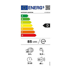 Acheter Lave-vaisselle encastrable HOTPOINT 14 Couverts 60cm D, HOT8050147594216