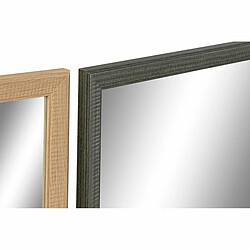 Avis Miroir mural DKD Home Decor 56 x 2 x 76 cm Verre Naturel Gris Marron Blanc polystyrène (4 Pièces)