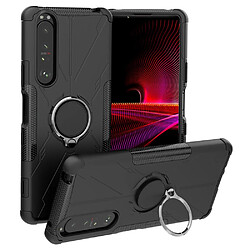 Coque en TPU anti-chute avec béquille pour votre Sony Xperia 1 III 5G - noir