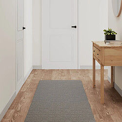 vidaXL Tapis de couloir gris 60x180 cm