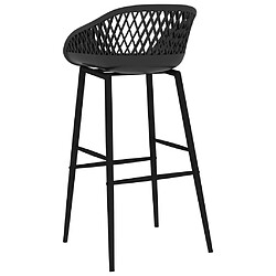 Acheter vidaXL Chaises de bar lot de 4 noir