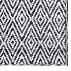 Acheter vidaXL Tapis d'extérieur Blanc et noir 160x230 cm PP