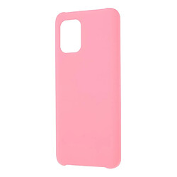 Coque en TPU revêtement caoutchouté rigide rose pour votre Xiaomi Mi 10 Lite 5G/Mi 10 Youth 5G