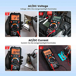 KAIWEETS HT118E Multimètre numérique AC/DC, TRMS 20 000 points – Noir pas cher