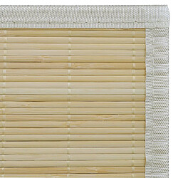 vidaXL Tapis en bambou 100x160 cm Naturel pas cher