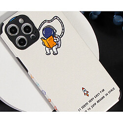 C05 Couverture arrière Housse de téléphone portable Protection du téléphone Soft Shell Dessin animé Astronaute Livre de lecture Couvercle de protection contre l'automne pour iPhone 12mini Case