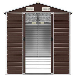 Avis Helloshop26 Abri de jardin 191x470 cm - Marron