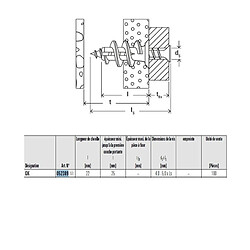 Avis Cheville autoperceuse Fischer Nylon pour carton plâtre GK 52389