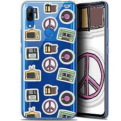 Caseink Coque arrière Huawei P Smart Z (6.6 ) Gel HD [ Nouvelle Collection - Souple - Antichoc - Imprimé en France] Vintage Stickers