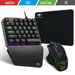 Pack GAMER Spirit Of Gamer PRO-G700 CLAVIER + SOURIS RGB 8 BOUTONS + TAPIS