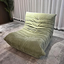 SoftEva Canapé pour une personne - Vert herbe - sans assemblage, double mousse, Design ergonomique, toucher doux