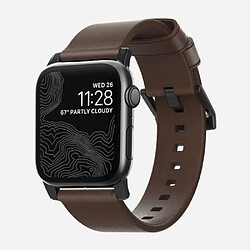 Nomad Bracelet Cuir Horween pour Apple Watch 42-44-45mm Marron