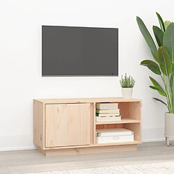 vidaXL Meuble TV 80x35x40,5 cm Bois de pin massif