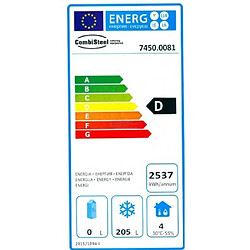 Table réfrigérée négative 272 L - 2 portes - Combisteel - R290Rvs Aisi 2012 PortesPleine