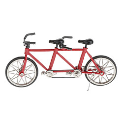 Échelle 1:16 Vélo Vélo Modèle De Réplique Jouet Collectibles Rouge Noir