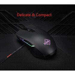 Avis Universal 16 000 ppp Souris rétroéclairée RVB 32 bits 50g accélération macro programmable USB Souris gaming câblée | Mouse (rose)