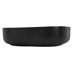 Avis ML-Design Lavabo en Céramique Noir Mat 55 x 42 x 14 cm, Ovale, Vasque à Poser sur Table de Toilette, Lave-Mains pour la Salle de Bains / WC Invités, Design Minimaliste Moderne