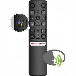 GUPBOO Télécommande Universelle de Rechange pour TCL Android 4K Smart TV Netflix YouTube 43S434