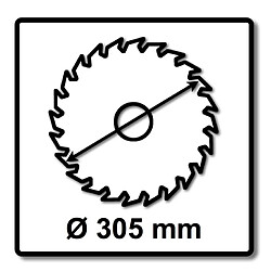 Makita CMSXF305100G SPECIALIZED EFFICUT Lame de scie pour bois 305 x 2,15 x 30 mm - 100 dents (B-67321)