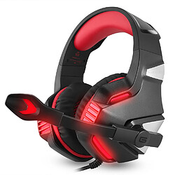 Hunterspider V-3 3.5mm Câblé Gaming Casques Sur L'oreille Casque Antibruit Écouteur avec Microphone LED Lumière Contrôle Du Volume