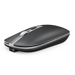 Wewoo Souris sans fil M30 rechargeable Metal Wheel Mute 2.4G Office Mouse 500 mAh Batterie intégrée Gris