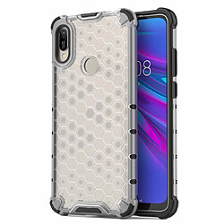 Wewoo Coque PC + TPU antichoc en nid d'abeille pour Huawei Y6 2019 Transparent