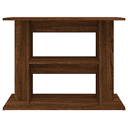 Avis vidaXL Support pour aquarium chêne marron 80x35x60cm bois d'ingénierie