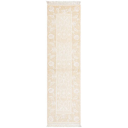 Vidal Tapis de couloir en laine 297x79 beige Darya