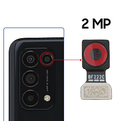 Avis Avizar Clappio Caméra Arrière Objectif Macro 2MP pour Oppo Find X3 Lite Noir