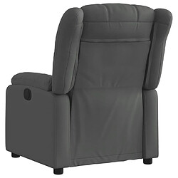 Acheter vidaXL Fauteuil inclinable électrique Gris foncé Tissu