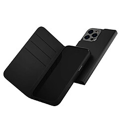 Moshi Étui de Protection pour iPhone 14 Pro Max Overture Folio Détachable MagSafe Noir