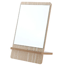 salle de bains rasage miroir de courtoisie debout en bois pliable