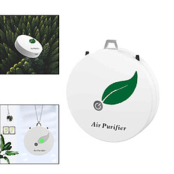 Acheter Collier Portable Portable Purificateur D'air Générateur D'ions Négatifs Blanc