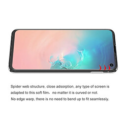 Acheter Wewoo Film protecteur 0.1mm 3D de protection anti-déflagrant Hydrogel pour Galaxy S10e, TPU + TPE + Matériau P(Transparent)