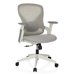 Chaise de bureau / chaise pivotante NOWUM tissu gris hjh OFFICE