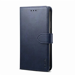 Wewoo Housse Coque Pour Galaxy A60 GUSSIM Business Style Étui en cuir à rabat horizontal avec support et fentes cartes et portefeuille bleu