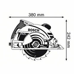 Scie circulaire BOSCH Professional GKS 190 1400 W 230 V 190 mm