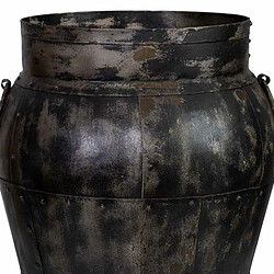 Vase Alexandra House Living Gris Bois de manguier 45 x 57 x 45 cm pas cher