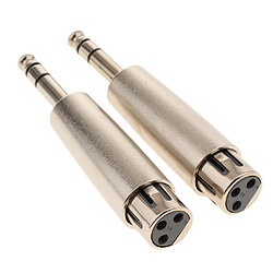 Avis Adaptateur audio XLR femelle 3 broches