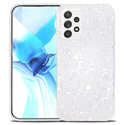 Coque en TPU + acrylique IPAKY ultra-fin, antichoc, anti-rayures blanc pour votre Samsung Galaxy A52s 5G/Galaxy A52 4G/5G