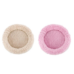 Cochon d'inde coiffeur pour animaux de compagnie tapis de hamster couette matelas coussin gris + rose