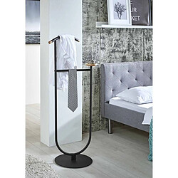 Paris Prix Valet de Chambre Design Malia 115cm Noir & Naturel